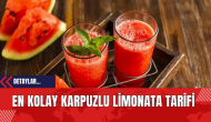 En Kolay Karpuzlu Limonata Tarifi!