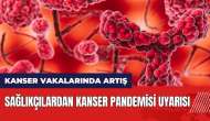 Sağlıkçılardan kanser pandemisi uyarısı