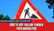 Siirt'te köy yolları yenileniyor