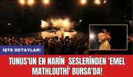 Tunus'un en narin  seslerinden 'Emel Mathlouthi' Bursa'da!