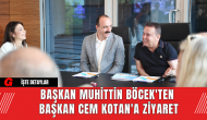 Başkan Muhittin Böcek'ten Başkan Cem Kotan'a Ziyaret