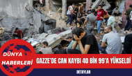 Gazze’de Can Kaybı 40 Bin 99’a Yükseldi