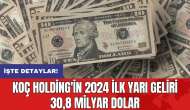 Koç Holding'in 2024 İlk Yarı Geliri 30,8 Milyar Dolar