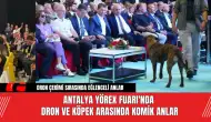 Antalya YÖREX Fuarı'nda Dron ve Köpek Arasında Komik Anlar