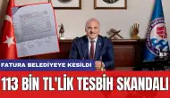 113 bin TL'lik tesbih skandalı: Fatura belediyeye kesildi