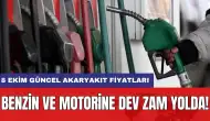 Benzin ve motorine dev zam yolda! 8 Ekim güncel akaryakıt fiyatları