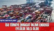 İSO Türkiye İhracat İklimi Endeksi eylülde 50,5 oldu