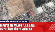 Kepez'de 119 milyon TL'lik arsa 25 yıllığına kiraya verilecek