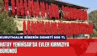 Yenihisar'da evler kırmızıya büründü: Kurutmalık biberin demeti 500 TL