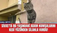 Sivas'ta 80 Yaşındaki Adam Komşularını Kedi Yüzünden Silahla Vurdu!