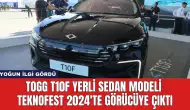 TOGG T10F Yerli Sedan Modeli Teknofest 2024'te Görücüye Çıktı