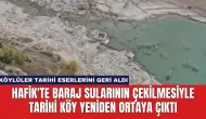 Hafik'te Baraj Sularının Çekilmesiyle Tarihi Köy Yeniden Ortaya Çıktı