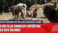 9 bin yıllık Yumuktepe Höyüğü'nde ilk defa bulundu!