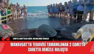 Manavgat'ta Tedavisi Tamamlanan 2 Caretta Caretta Denizle Buluştu