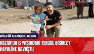 Kozan'da 6 yaşındaki Tekgül bisiklet hayaline kavuştu