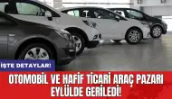 Otomobil ve hafif ticari araç pazarı eylülde geriledi!