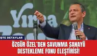 Özgür Özel’den Savunma Sanayii Destekleme Fonu Eleştirisi!