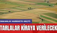 Bakanlık harekete geçti: Tarlalar kiraya verilecek