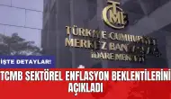 TCMB sektörel enflasyon beklentilerini açıkladı