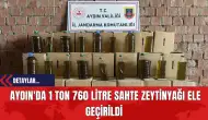 Aydın'da 1 Ton 760 Litre Sahte Zeytinyağı Ele Geçirildi