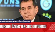 Dursun Özbek'ten karaborsa bilet iddiaları için suç duyurusu