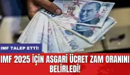 IMF 2025 için asgari ücret zam oranını belirledi!