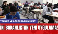 Veliler ve öğrenciler dikkat: İki bakanlıktan yeni uygulama!