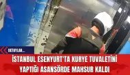 İstanbul Esenyurt'ta Kurye Tuvaletini Yaptığı Asansörde Mahsur Kaldı