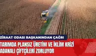 Tarımda plansız üretim ve iklim krizi Adanalı çiftçileri zorluyor