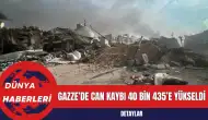 Gazze’de Can Kaybı 40 Bin 435’e Yükseldi