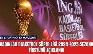 Kadınlar Basketbol Süper Ligi 2024-2025 sezonu fikstürü açıklandı