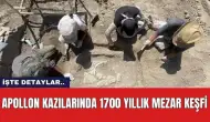 Apollon Kazılarında 1700 Yıllık Mezar Keşfi