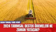 2024 Tarımsal Destek Ödemeleri Ne Zaman Yatacak? Bakan Yumaklı Tarih Verdi!