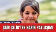 Şair Çelik’ten Narin paylaşımı