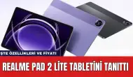 Realme Pad 2 Lite Tabletini Tanıttı: İşte Özellikleri ve Fiyatı