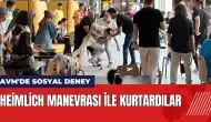 AVM'de sosyal deney: Heimlich manevrası ile kurtardılar