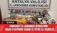 Manavgat'ta Jandarma Operasyonu: Kaçak Elektronik Sigara ve Tütün Ele Geçirildi