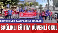 Eğitimcilerden İl Milli Eğitim Müdürlüğü Önünde Eylem! "Sağlıklı Eğitim Güvenli Okul İstiyoruz"