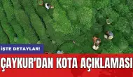 ÇAYKUR'dan kota açıklaması