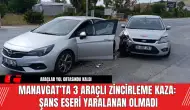 Manavgat’ta 3 Araçlı Zincirleme Kaza: Şans Eseri Yaralanan Olmadı