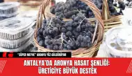 Antalya’da Aronya Hasat Şenliği: Üreticiye Büyük Destek