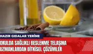 Okulda sağlıklı beslenme telaşına uzmanlardan bitkisel çözümler