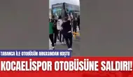 Kocaelispor Otobüsüne Saldırı! Tabanca İle Otobüsün Arkasından Koştu