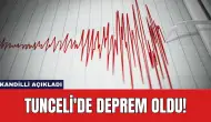 Kandilli Açıkladı: Tunceli'de Deprem Oldu!