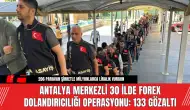 Antalya Merkezli 30 İlde Forex Dolandırıcılığı Operasyonu: 133 Gözaltı