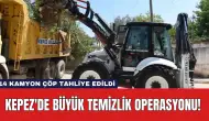 Kepez'de Büyük Temizlik Operasyonu! 14 Kamyon Çöp Tahliye Edildi