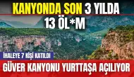 Güver Kanyonu İhalesi Yapıldı Kanyon Yurttaşa Açılacak! Kanyonda Son 3 Yılda Birçok Öl*m Yaşandı