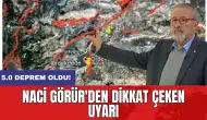 5.0 deprem oldu: Naci Görür'den dikkat çeken uyarı