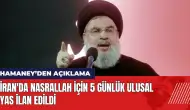 İran'da Nasrallah için 5 günlük ulusal yas ilan edildi