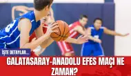 Galatasaray-Anadolu Efes Maçı Ne Zaman?